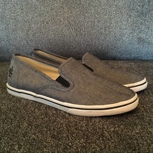 Ralph Lauren Blue/Gray Canvas Sneaker